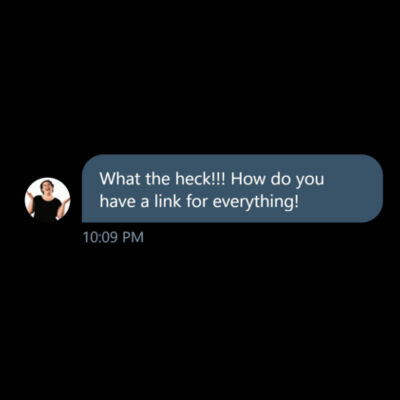 Link for everything Design