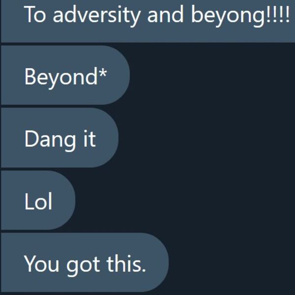 To adversity and Beyong! Thumbnail